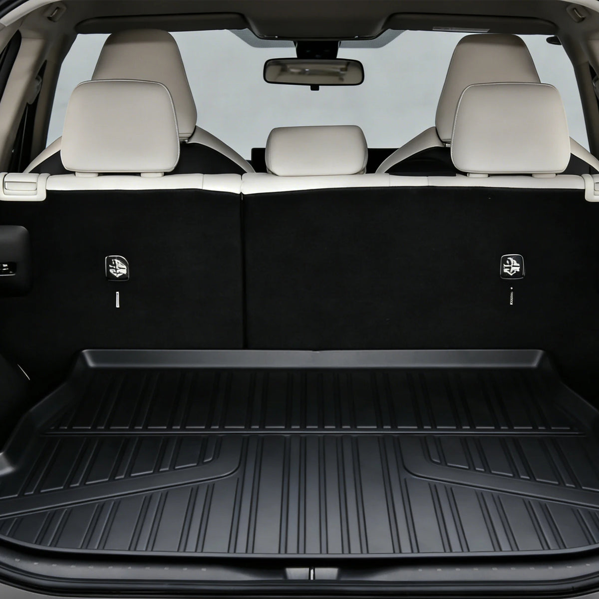 4-Pcs TPE Car Floor Mats Custom Fit For Toyota RAV4 Petrol Version 2019-2025 All Weather Waterproof Anti-Slip Easy Clean Floor Liners