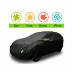 SUV Car Cover All-Weather Shield | Snow/Sun/UV/Dust Proof With Reflective Strips & Wind Straps,Heavy Duty Outdoor Protection Car Mobile World