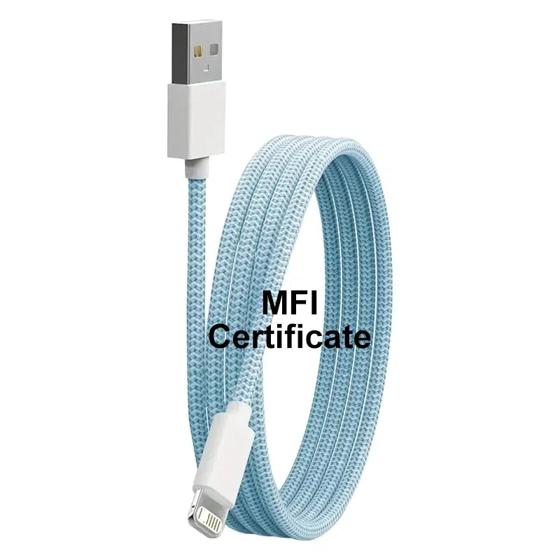 USB Cable For iPhone 14 13 12 11 Pro Max Xs 8 Plus iPad Macbook Wire 3A Fast Charging Type C To Lighting Data Cord
