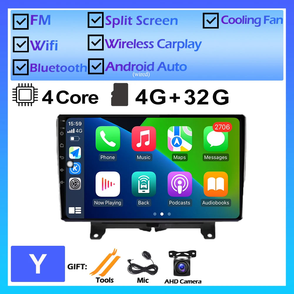 Android OS Car Radio Multimedia Player For Land Rover Range Sport 2005 - 2011 Wireless Carplay GPS Navigation Car Accessories 4G CM World