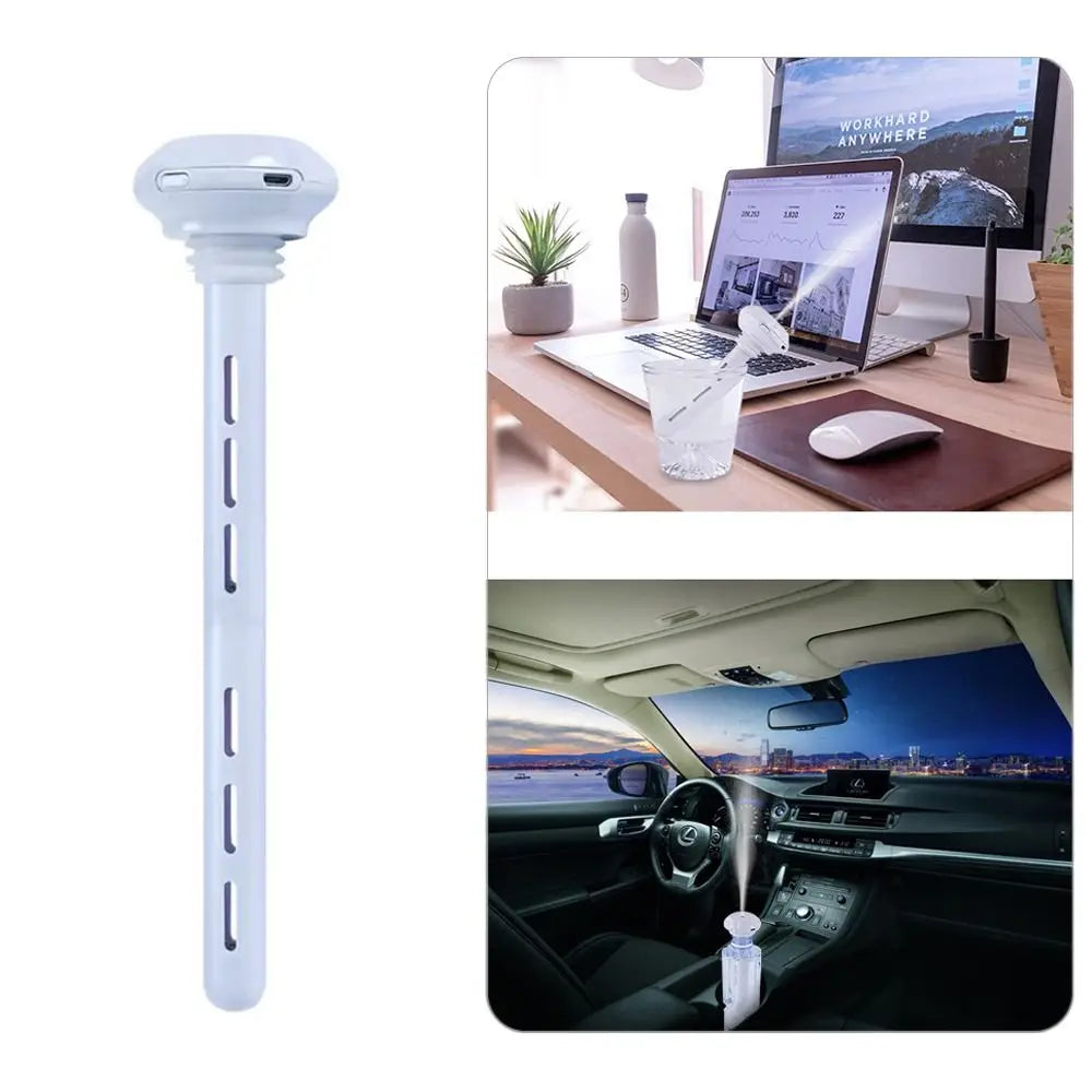 USB Mini Ultrasonic Air Humidifier LED Lamp USB Essential Oil Diffuser Car Purifier Aroma Anion Mist Maker With Romantic Light CM World