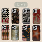 Luxury Clmj BUGR Abstract retro art Phone Case for iPhone 17 16e 16 15 14 13 12 11 XR XSMAX Air Pro Max Plus Double-layer Cover
