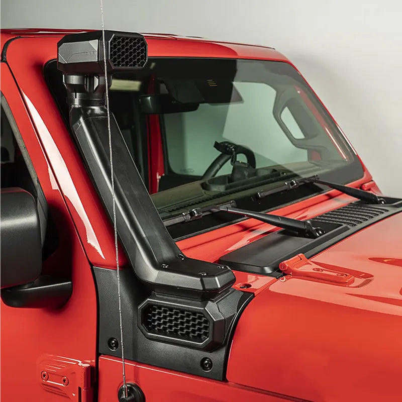 Matte Black Engine Airflow System Air Intake Snorkel Kit for Jeep Wrangler JL 2018 - 2024