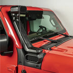 Snorkel Matte Black Engine Airflow System Off Road 4x4 Accessories Air Intake Snorkel Kit for Jeep Wrangler JL 2018 - 2024