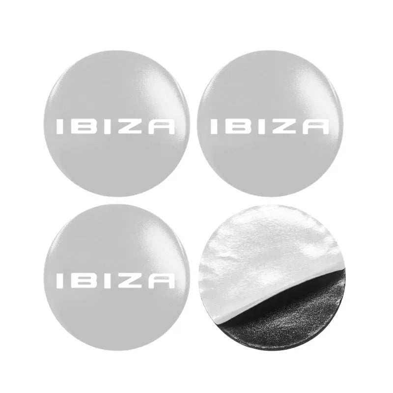 Sticker-resistant, not easy to drop, scratch-proof car hub cover sticker, car badge logo sticker For seat ibiza Car Accessories CM World
