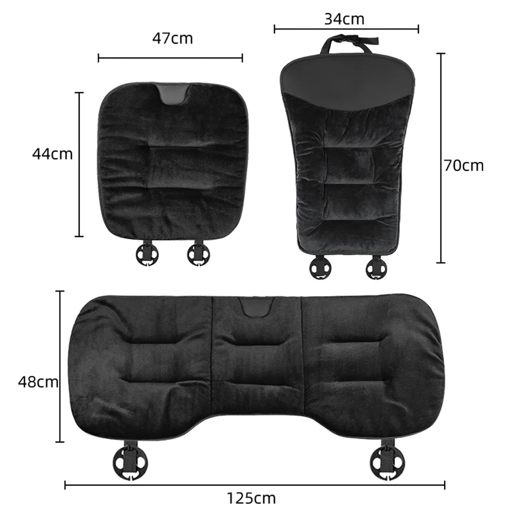 Car Seat Cover Flannel Warm Seat Cushion Rear Seat Pad Back Cushion for Opel Astra J Insignia Astra G Corsa Zafira Mokka Vivaro