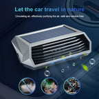 1pc, Solar purifier, automatic operation, air purifier with vibration sensor, can significantly improve the air inside the car i CM World