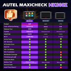 Autel MaxiCOM MK808Z OBD2 Scanner, 2025 Bidirectional Scan Tool Same As MK808S MX808S,Work as MaxiCheck MX900 MK900BT,All Systm Car Mobile World