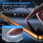 1-5Pcs Matte Privacy Tempered Glass Screen Protector For iPhone 17 16 Pro Max Air 16e 15 14 Plus 13 11 12 XS XR Dust Free Instal Car Mobile World