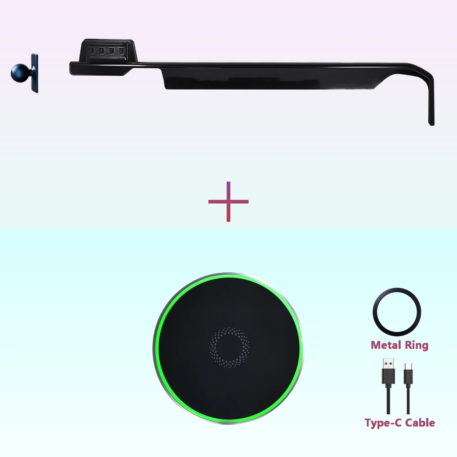 For Chevrolet Silverado 2022 2023 2024 Phone Holder Car Double Bracket Base Magnetic MagSafe Wireless Charging Car Phone Mount CM World