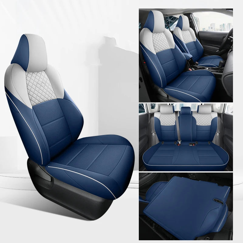 Premium Car Seat Covers For Toyota BZ4X 2022 JOY PRO Leather Accessories Seat Cushion  Breathable Anti Dirt Protection Pads