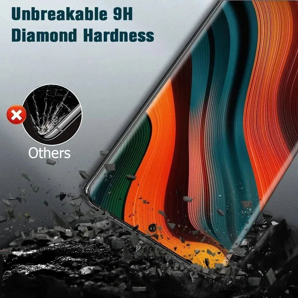 4-1Pcs Curved Tempered Glass For Samsung Galaxy S26 Ultra S25 S24 S23 S22 S21 Ultra Plus Note 20 S8 S9 Screen Protector Glass