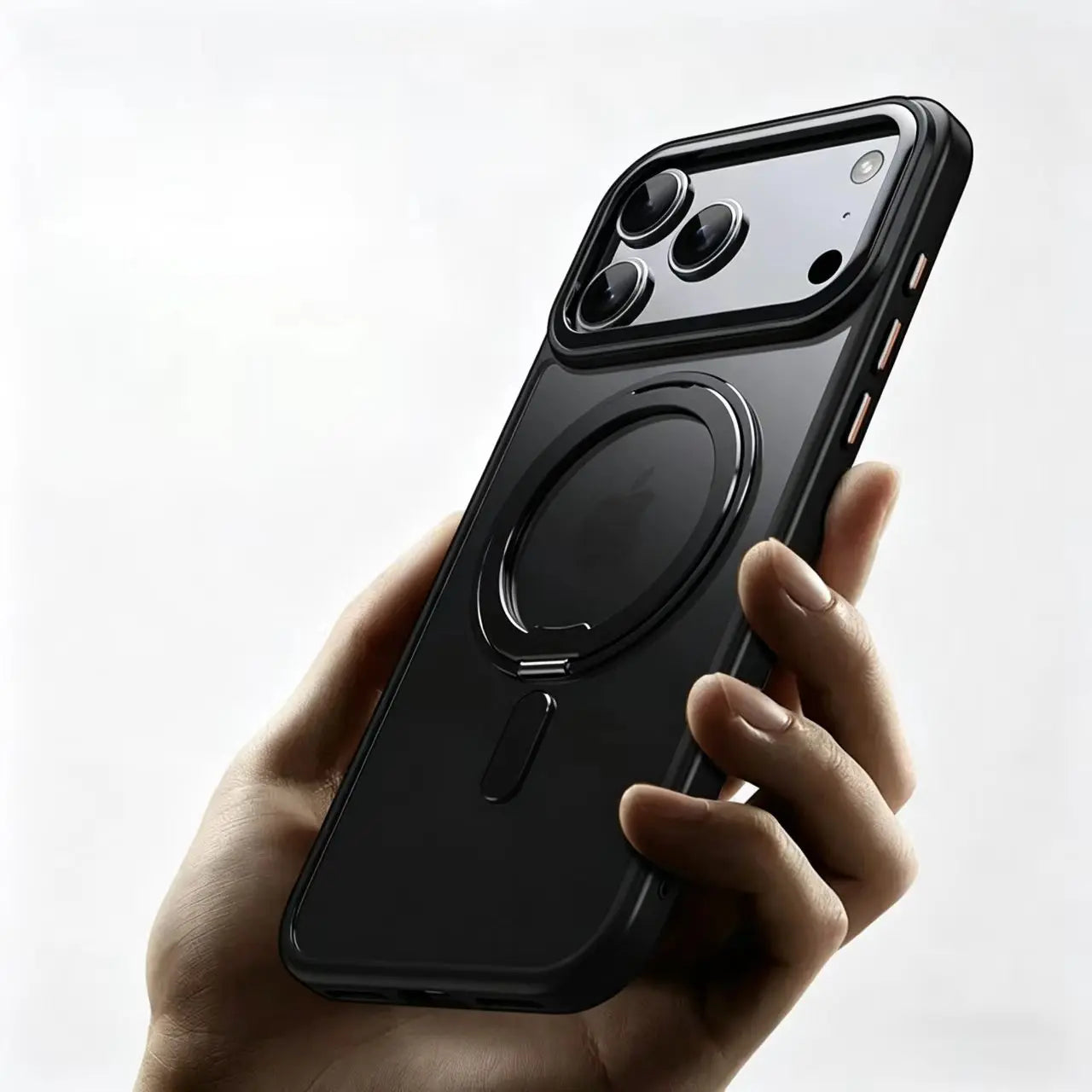 Magnetic 360° Rotation Stand Phone Case for iPhone 17 Pro Max Case iPhone 17 MagSafe Funda iPhone 17 Pro with Ring Holder Cover