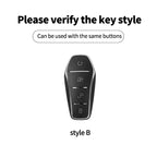 Stylish Zinc Alloy Key Case For BYD Atto 3 Han Tang Song Yuan Smart Car Remote Key Cover Shell Anti‑Scratch Keychain