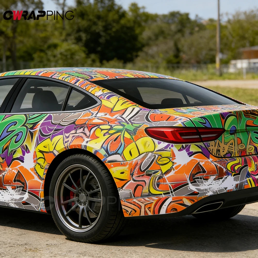 Sticker Custom Car Wrapping Film Waterproof Graffiti Printing DIY Funny Stickers for Car Foil Motorcycle Accessories Vinyl Wrap