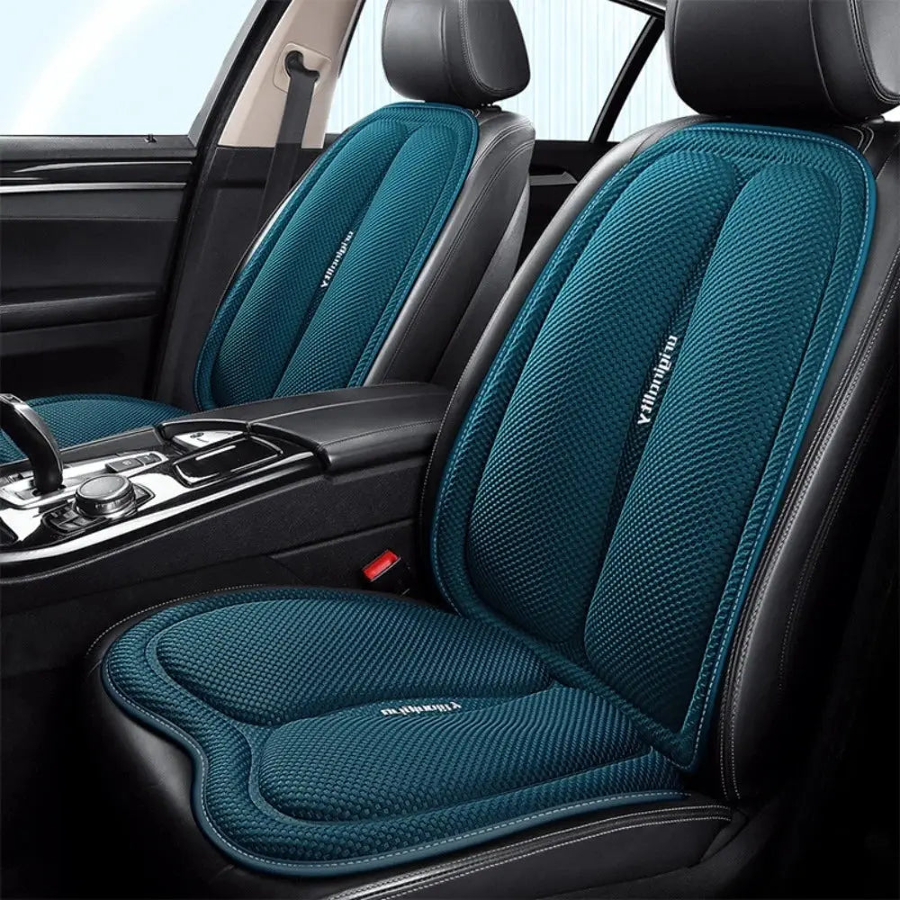 Originality Ice Silk Car Seat Cover Ventilation Air Layer Cool Seat Covers Half-wrapped Soft Full Set Seat Covers For All Cars Car Mobile World