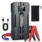 3000A Peak Car Jump Starter, 20000mAh Portable Power Supply, Car Battery Jump Starter, Portable Car Battery Jump Starter, Equipped with Smart Safety Jumper Cable, Includes LED Lighting and Safety Protection Functions