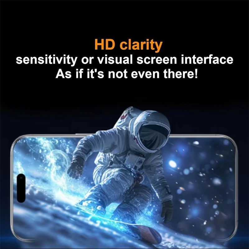 1-5Pcs Ultra HD Dust Free Screen Protector For iPhone 17 16 15 13 11 12 14 Pro Max 16e 7 8 Plus SE 17 Air Glass Easy Install Box Car Mobile World