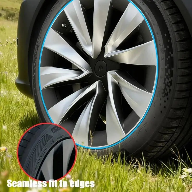 for Tesla New Model Y Juniper 2025 20inch Wheel Hubcap Front Rear Wheel Hup Caps Protect Cover Launch 2026 Exterior Accessories CM World