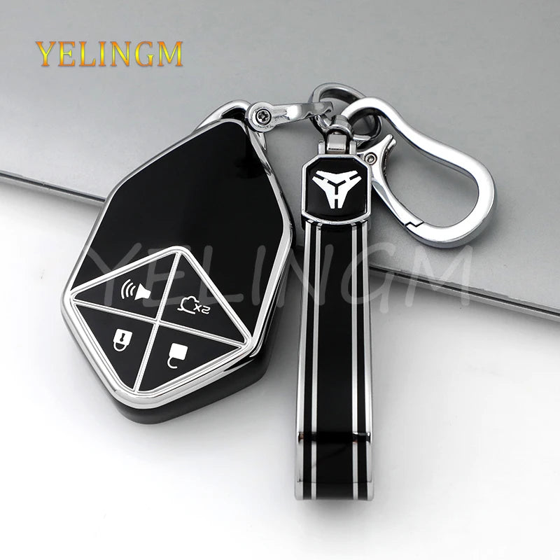 Smart Remote Key Car Key Case Bag For Changan Deepal S7 S07 SL03 S05 G318 2024 2025 Keychain Protective Cover Protection Shell
