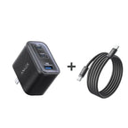 Anker Ultra 70W GaN 3-Port Fast Charger A121A PD PPS QC3.0 USB-C USB-A Charging Block For iPhone 16 Huawei Xiaomi Laptop Car Mobile World