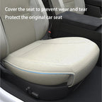 For Tesla ModelY Juniper 2025 PU Seat Cushion Ventilation Comfortable, Four Seasons Universal Split Single Sitting Back row Set CM World