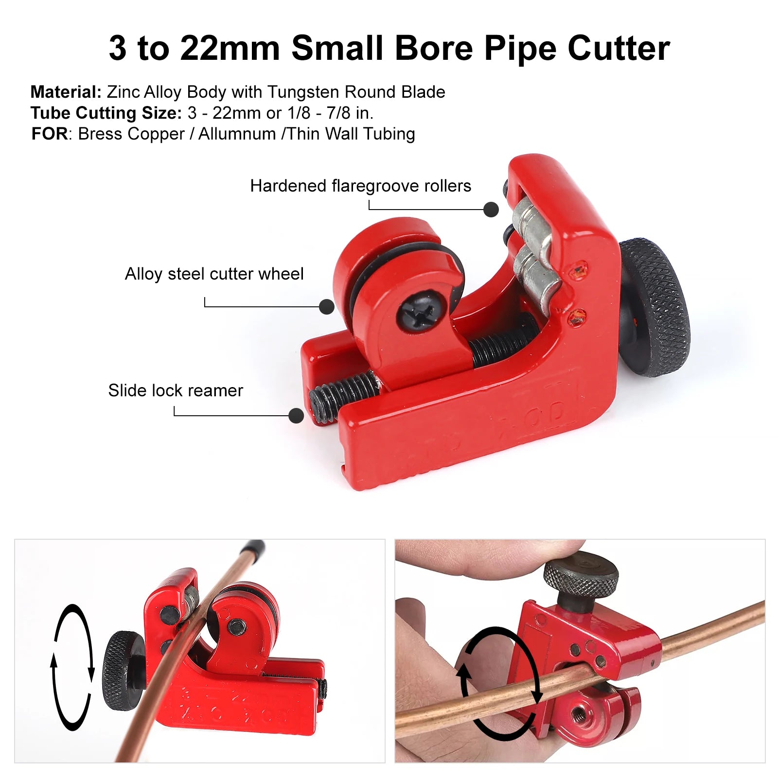 CNSPEED 25Ft 3/16" OD Copper Nickel Alloy Brake Line Pipe Tube With Double Flaring Tool Tubing Cutter 16PCS Tube Nuts Repair Kit CM World