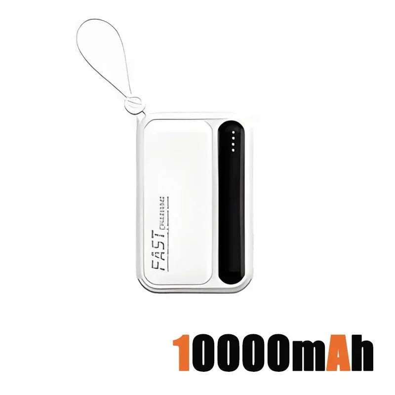 120W 500000mAh Power Bank Large Capacity 4 In1 Cables Intelligent Digital Display Light Portable Powerbank For iPhone Huawei New