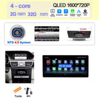 Wireless Carplay Car Radio Multimedia For Mercedes Benz E Class W212 2009 - 2016 QLED Screen 4G Android 15 Auto Accessories Ster CM World