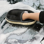 Microfiber Wool Car Wash Mitt, Lint-Free Scratch-Free Glove for Auto Detailing, Cleaning & Waxing, Thick Absorbent Car Care Tool