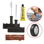 Car Tire Repair Kit Emergency Tire Repair Strips Glue Tubeless Tire Puncture Plug Set For Trucks Cars Motorcycles Accessories CM World