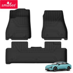 Smabee Left Drive for Xpeng Mona M03 2026 2027 Car Floor Mats Foot Pad  TPE Waterproof Interior Accessories Black