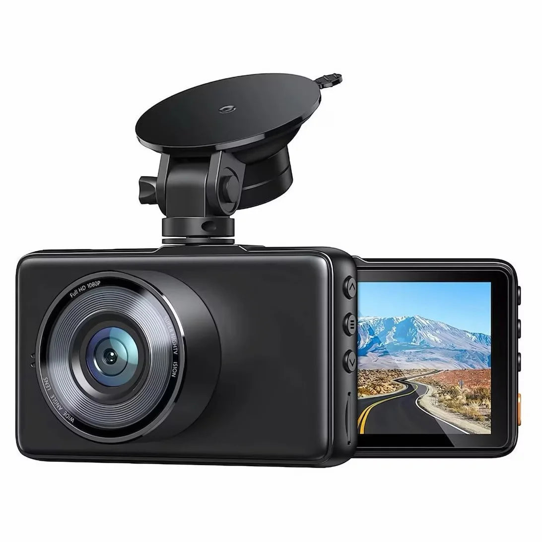 2.5K Dash Cam, 1440P QHD, 3” IPS, Night Vision, 170° Wide Angle, G-Sensor, 24H Parking Mode, Type C Car Mobile World