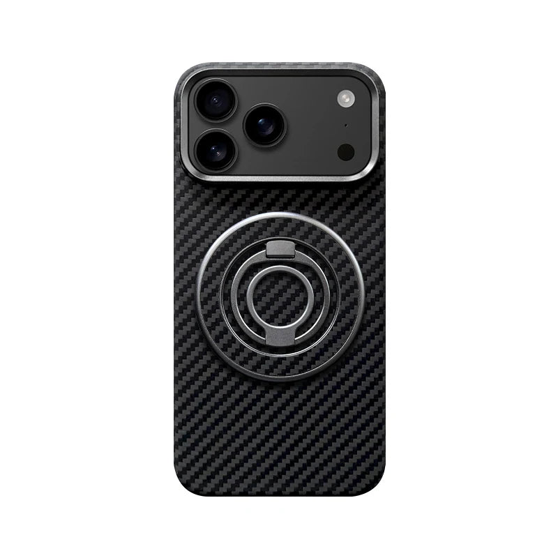 Ultra Slim Real Aramid Kevlar Carbon Fiber Business Case For IPhone 17 Air Pro Max Magnetic Charging Shockproof Protective Cover Car Mobile World