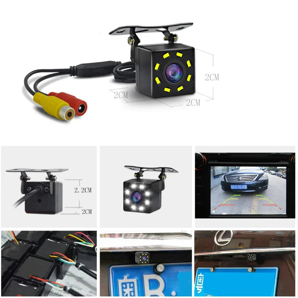 Easy Installation Rear View Backup Camera 4.3/5 Inch Car LCD Monitor for Vehicle Van Night Vision Reverse Video Parking CM World