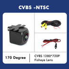 180 Degrees 1080P AHD CCD Universal Front Camera Without Parking Line Car Front View Camera Parking Camera Without Mirror