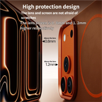 High-End Elephant Leather Texture Magnetic Phone Case for IPhone 17 Pro Max Air for Magsafe Wireless Charging Full Protect Cover