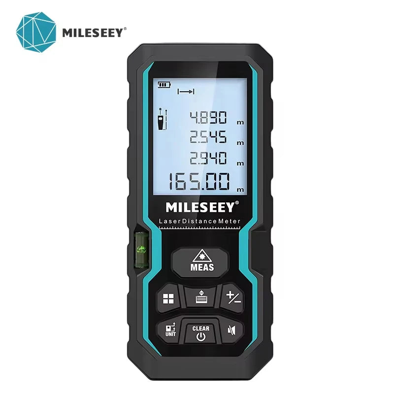 Mileseey S6 Laser Distance Meter 40m/120m, Rangefinder with Level Bubble , LCD Display with Backlit, Measure Tools for Home CM World