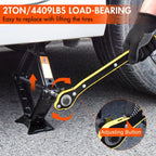 2 Ton Scissor Car Jack with Tire Changing Kit - Emergency Tool for Cars, SUVs, MPVs CM World
