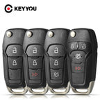 KEYYOU Remote Car Key Shell Case For Ford F150 F250 F350 Explorer Ranger KA Fiesta Mondeo Focus Kuga Escort Fob 2/3/4 Buttons CM World