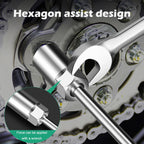 6-19mm T Socket Torque Wrench Rubber Handle Hex Key Mechanics's Driver Repair Socket Set Car Mechanical Workshop Tool Hand Tools