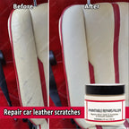 Auto Leather Repair Paste for Car Scratches Cracks Restoration Cream Seat Renovation Filling Compound Car Mobile World