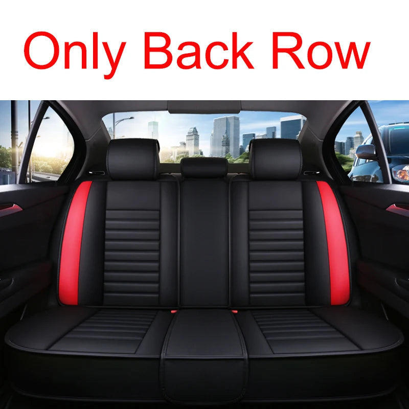 Full Coverage Universal Style Pu Leather Car Seat Covers for VW Passat B6 B7 B8 Seat Arona LEON Skoda Superb 3 2 Car Accessories CM World