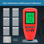 Car Paint Thickness Tester Car Coating Thickness Meter for Automobile Paint Inspection Manufacturing Industry Metal Surface CM World