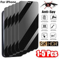 Privacy Screen Protector For iPhone 16 13 15 11 12 14 17 Pro Max Air 16e Anti-spy Glass For iPhone 13 12 Mini 7 8 16 Plus SE XR Car Mobile World