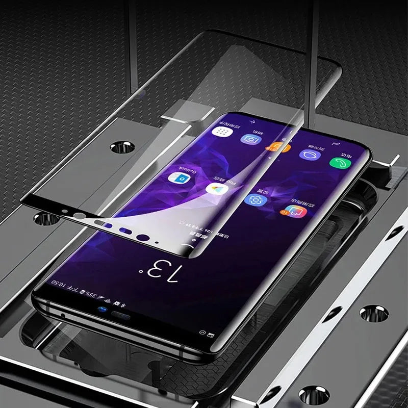 3 Pcs Tempered Glass For Samsung Note 9 10 20 Ultra Samsung S24 S23 S22 S21 S20 Ultra S10 S9 S8 Plus Full Cover Screen Protector Car Mobile World