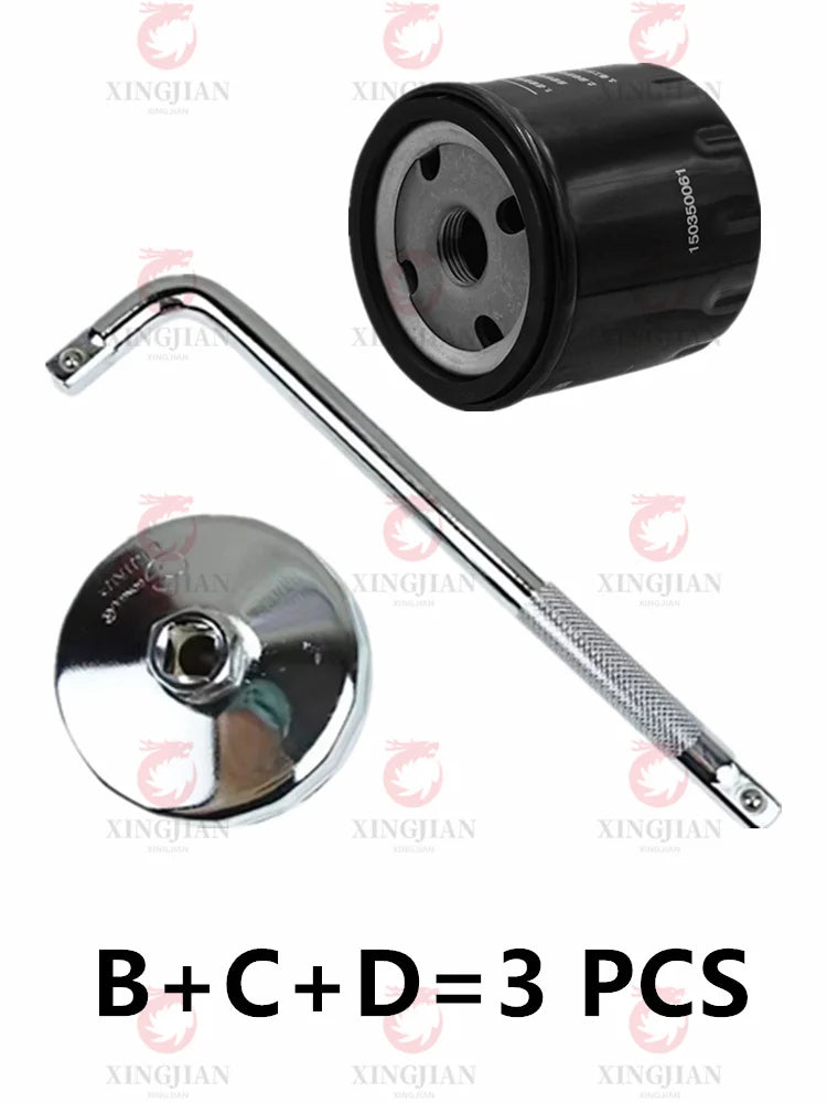 Motorcycle Air Filter For VOGE SR4 Max LX350T-5 SR4Max350 Engine Intake Cleaner Oil Filter Cap Removal Wrench Tool CM World