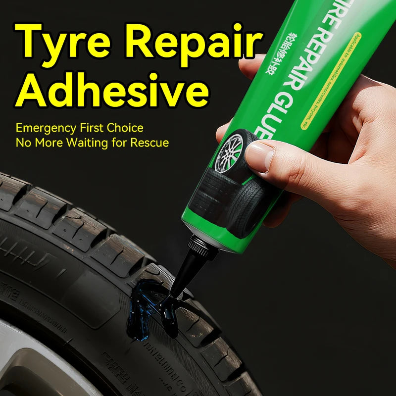 Tire Repair Glue Waterproof & High Temperature Resistant Black Sealing Waterproof And High-Temperature Resistant Repair Adhesive CM World