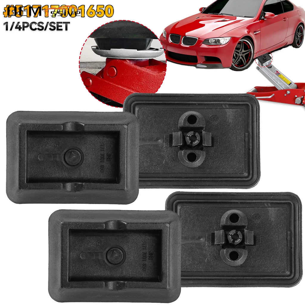 1/4pcs 51717001650 Under Car Jack Lift Jacking Point Support Pad Plug Block Cover for BMW 5series E39 7series E38 X5 E53 Auto