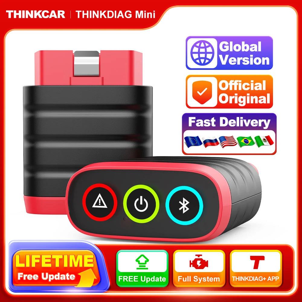 THINKCAR THINKDIAG MINI Obd2 Scanner For Auto Full Obd 2 Function System Diagnostic Tool Car Diagnose Code Reader PK ELM327 CM World